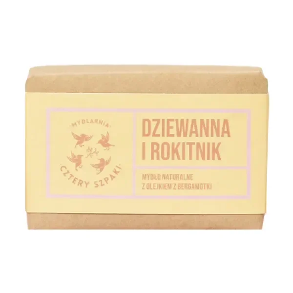 Mydło naturalne Dziewanna i Rokitnik 110g [Cztery Szpaki] - Cztery Szpaki