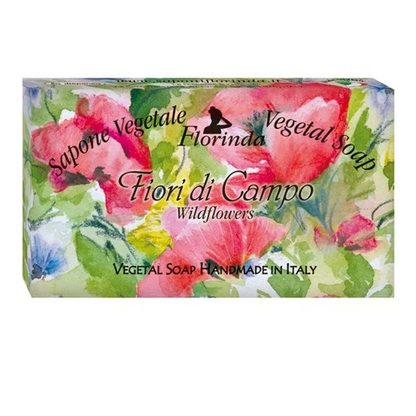 Mydło naturalne roślinne polne kwiaty 100g [Florinda] - Florinda