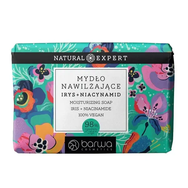 Mydło w kostce Irys nawilżające 100g [Barwa Natural Expert] - Barwa naturalna