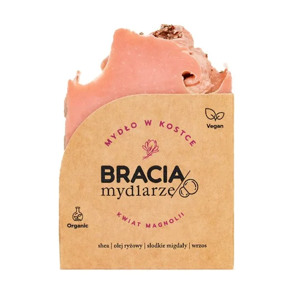 Mydło w kostce Kwiat magnolii 120g [Bracia Mydlarze] - Bracia Mydlarze