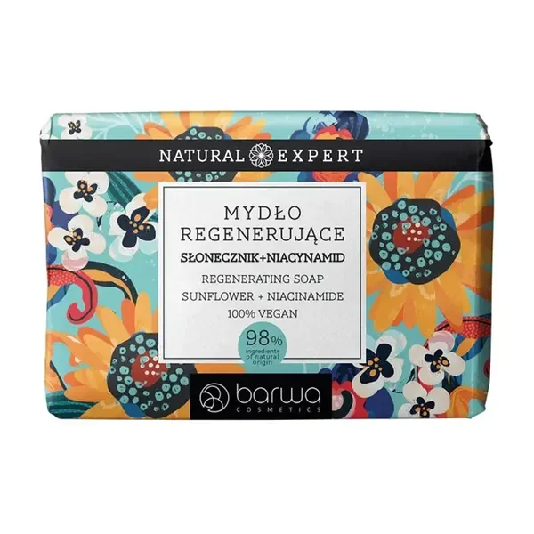Mydło w kostce Słonecznik regenerujące 100g [Barwa Natural Expert] - Barwa naturalna
