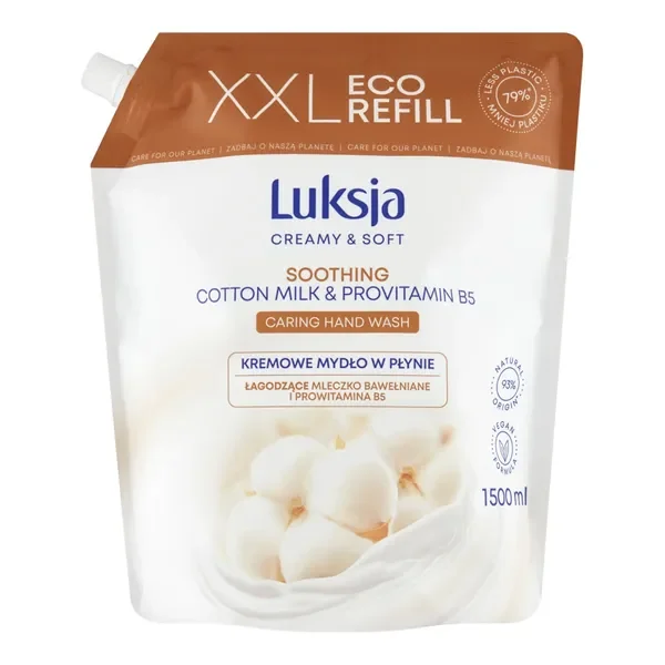 Mydło w płynie Cotton 1500ml [Luksja] - Luksja