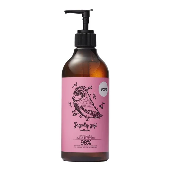 Mydło w płynie Jagody goji i wiśnia 500ml [Yope] - Yope