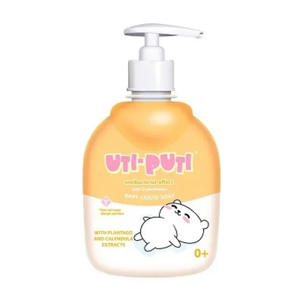 Mydło w płynie z ekstraktem babki lancetowej i nagietka 300ml [Uti-Puti] - Uti-Puti