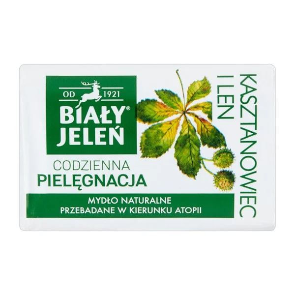 Mydło z ekstraktem z kasztanowca 100g [Biały Jeleń] - Biały Jeleń