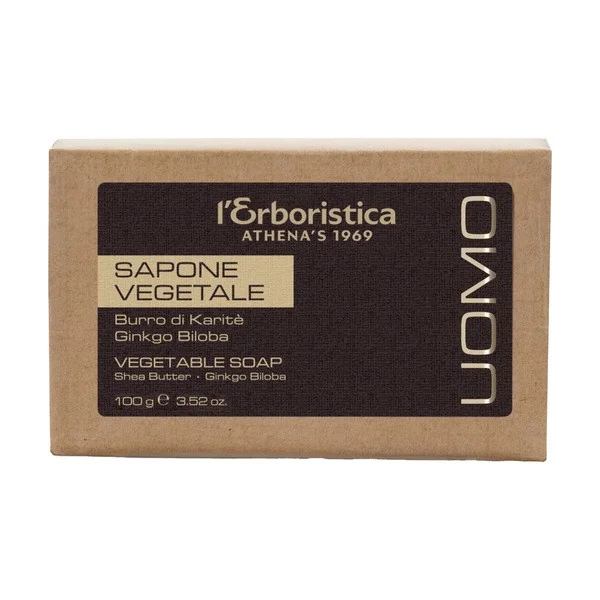 Mydło z masłem Shea i miłorzębem japońskim 100g [L'Erboristica] - L'Erboristica