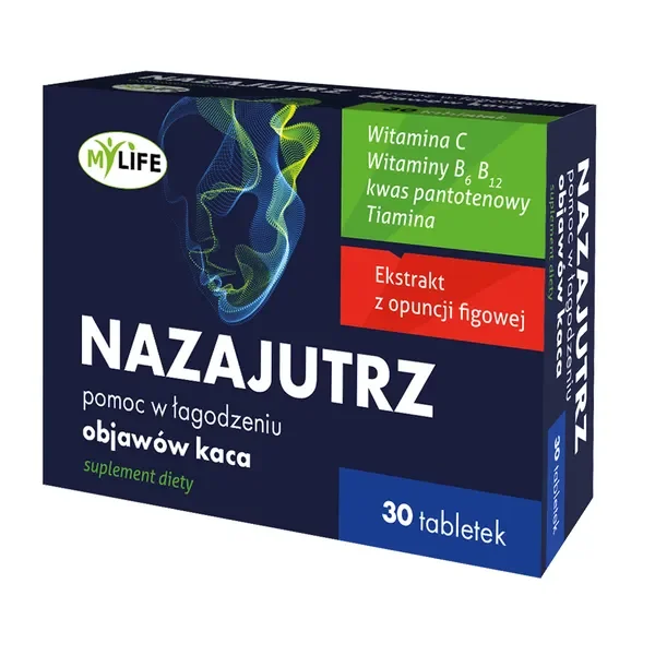 MyLife Nazajutrz - pomoc w łagodzeniu objawów kaca 30 tabletek [MyLife] - MyLife