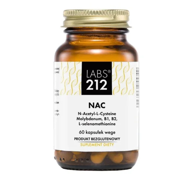 N-acetylo-L-cysteina 600 mg 60 kapsułek [LABS212] - LABS212
