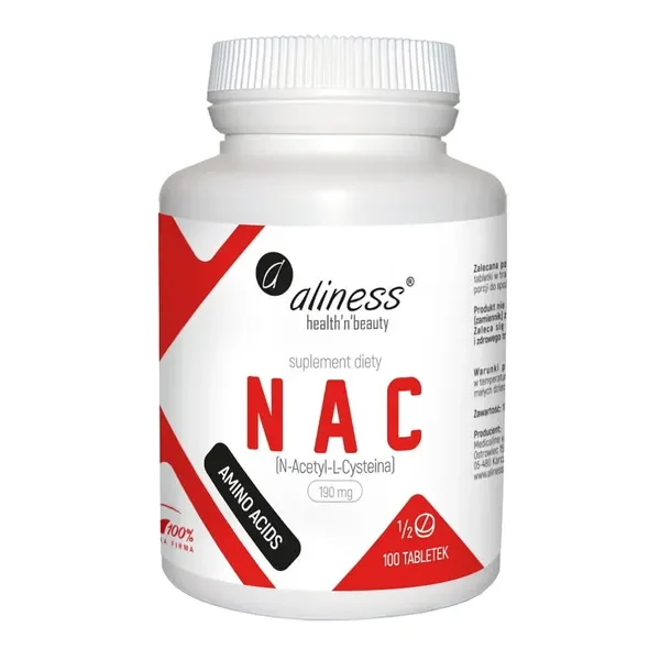 NAC 190 mg 100 tabletek [Aliness] - Aliness Health'N'Beauty