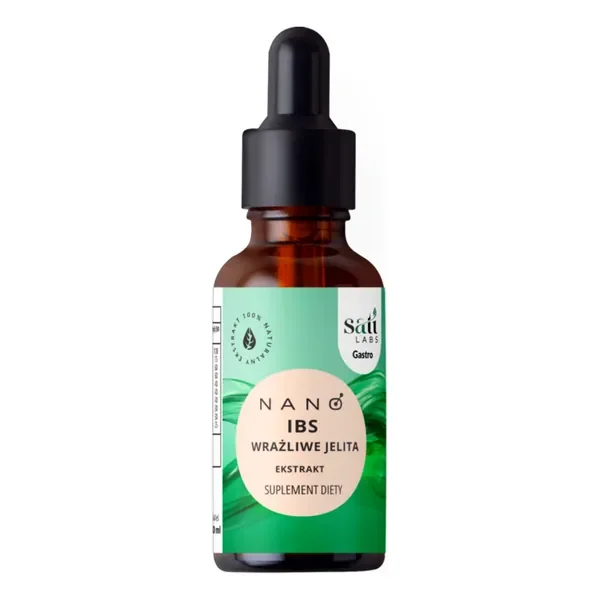 Nano IBS Wrażliwe Jelita krople 50 ml [Sati Labs] - Sati Labs