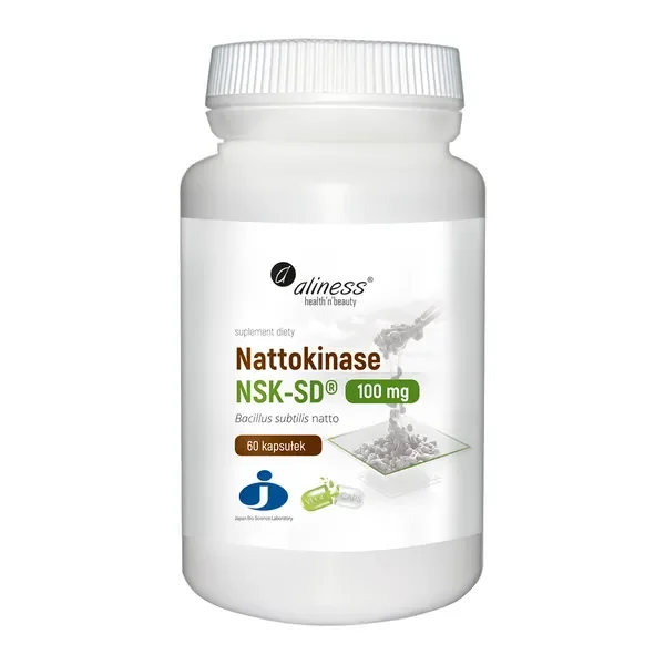 Nattokinase NSK-SD 100 mg 60 kapsułek [Aliness] - Aliness Health'N'Beauty