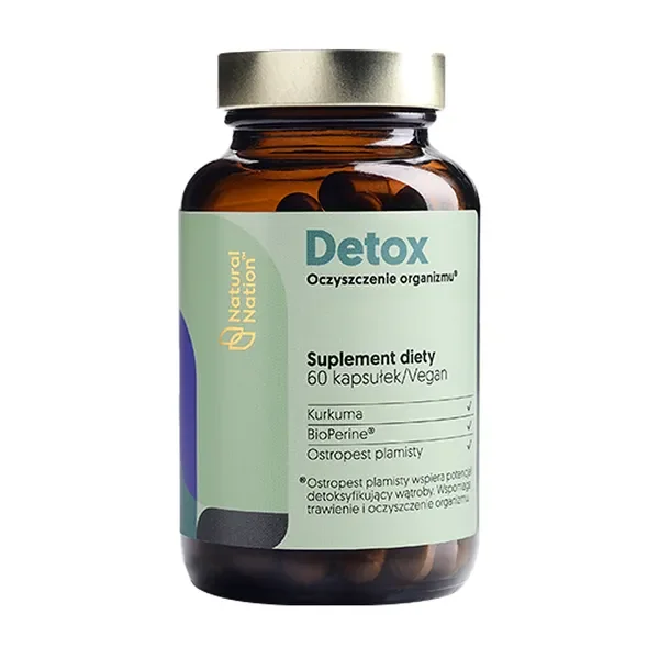 Natural Nation Detox kapsułki 60 szt. - Natural Nation