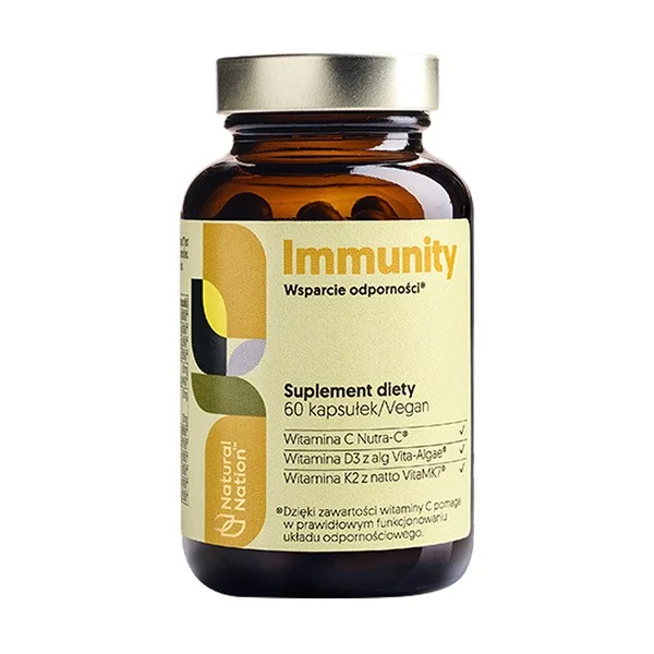 Natural Nation Immunity Kompleks witamin na odporność 60 kapsułek - Natural Nation