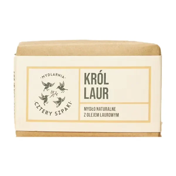 Naturalne mydło w kostce Król Laur 110g [Cztery Szpaki] - Cztery Szpaki