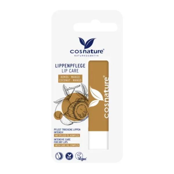 Naturalny ochronny balsam do ust kokos-mango 4,8g [Cosnature] - Cosnature