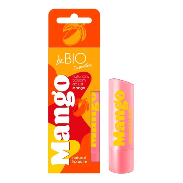 Naturalny odżywczy balsam do ust mango 5g [beBIO] - beBIO
