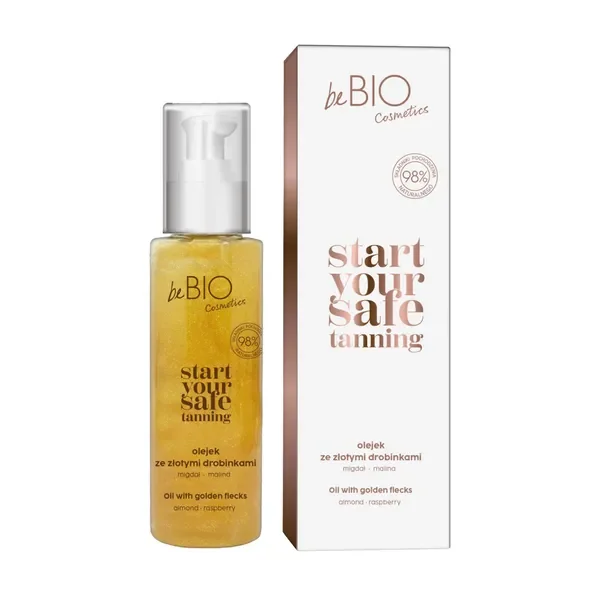 Naturalny olejek ze złotymi drobinkami 100ml [beBIO] - beBIO