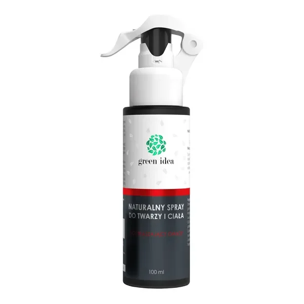 Naturalny spray do twarzy i ciała odstraszający owady 100ml [Green Idea] - Green Idea
