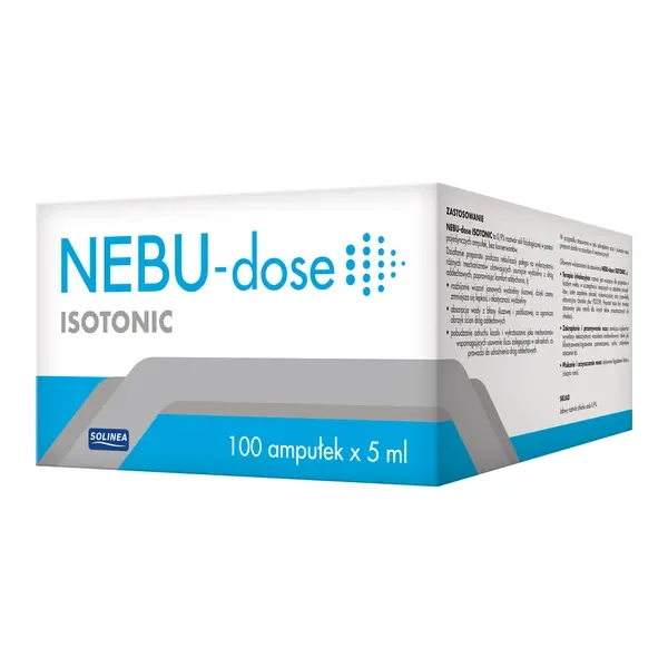 Nebu-Dose Isotonic roztwór soli fizjologicznej 100 ampułek po 5 ml - Nebu-Dose