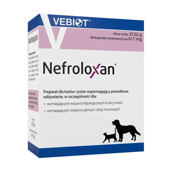 Nefroloxan preparat wspierający funkcjonowanie nerek 60 kapsułek [Vebiot] - Vebiot