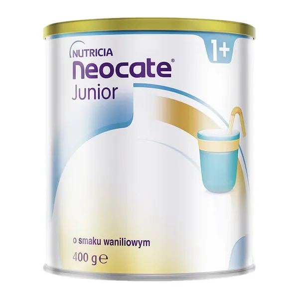 Neocate Junior 1+ żywność specjalnego przeznaczenia medycznego o smaku waniliowym 400g [Neocate] - Neocate