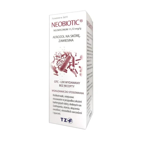 Neomycyna 11,72 mg/g aerozol 16 g [POLFA] - POLFA