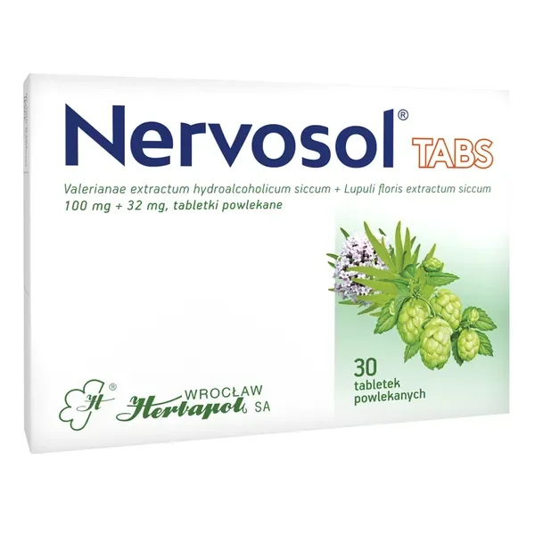 Nervosol Tabs 100mg + 32mg 30 tabletek [Nervosol] - Nervosol