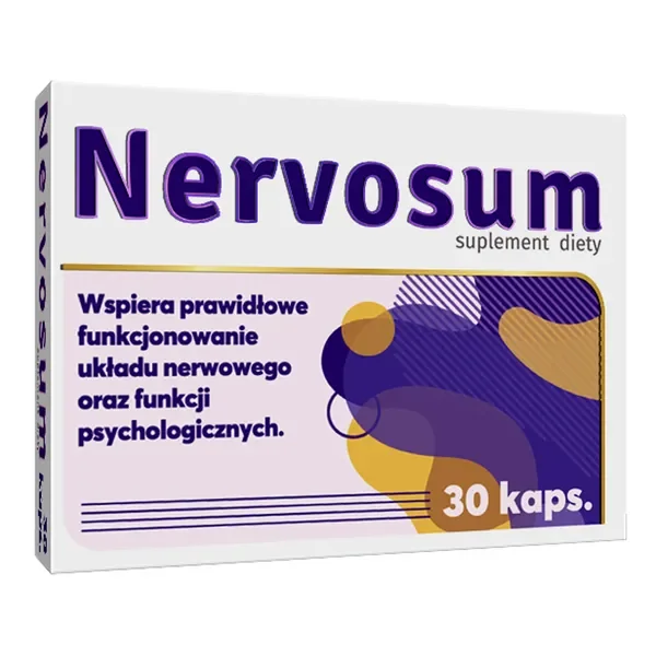 Nervosum Witaminy B + Monofosforan urydyny 30 kapsułek [Alg Pharma] - Alg Pharma
