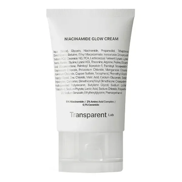 Niacynamide Glow Cream krem rozświetlający z niacynamidem 50ml [Transparent Lab] - Transparent Lab