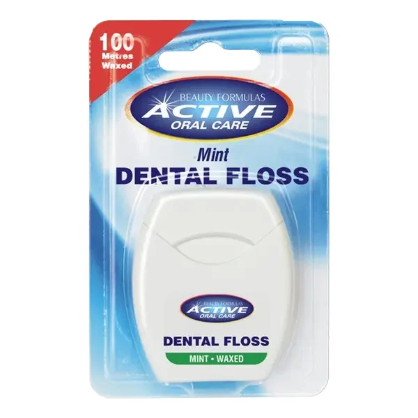 Nić dentystyczna woskowa miętowa 100m [Active] - Active