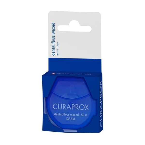 Nić dentystyczna woskowana 50m [Curaprox] - Curaprox