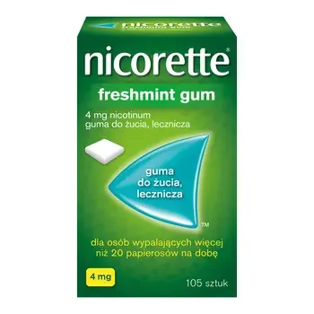 Nicorette Freshmint Gum 4 mg 105 szt. [MCNEIL] - MCNEIL