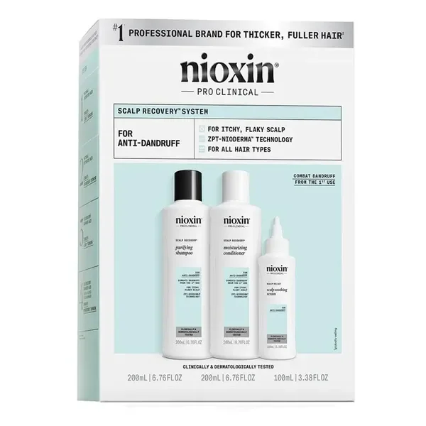 Nioxin New Scalp Recovery zestaw do pielęgnacji włosów z tendencją do łupieżu 1 szt. - Nioxin