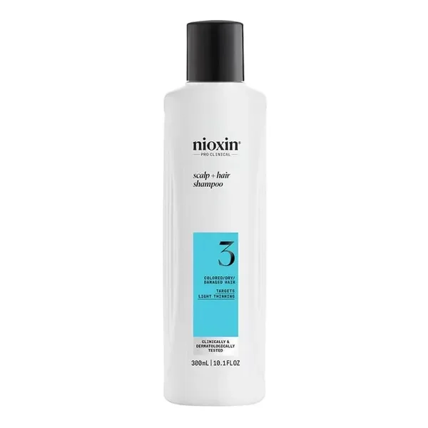 Nioxin System 3 Scalp + Hair Shampoo szampon wzmacniający włosy farbowane 300ml - Nioxin