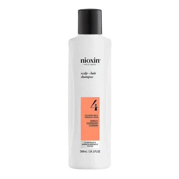 Nioxin System 4 Scalp + Hair Shampoo szampon wzmacniający włosy farbowane 300ml - Nioxin
