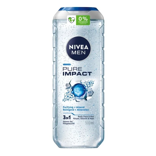 Nivea Men Pure Impact żel pod prysznic 500ml [Nivea] - Nivea