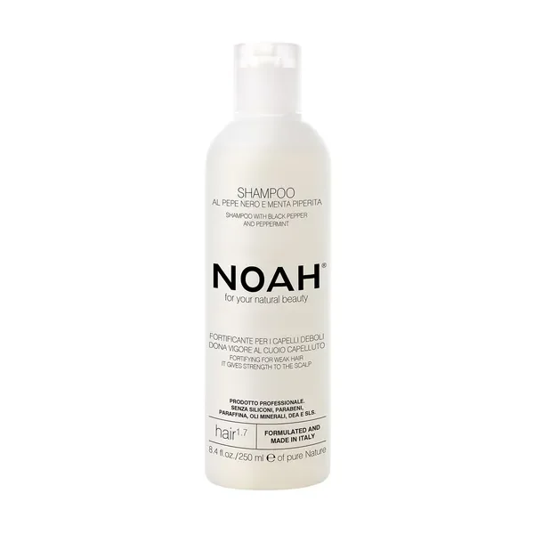 NOAH Fortifying Shampoo szampon z czarnym pieprzem i miętą pieprzową 250ml - NOAH