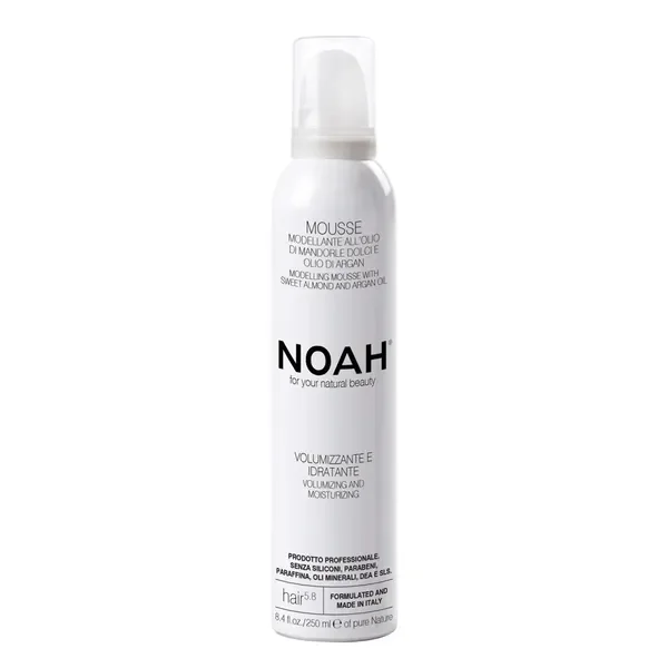 NOAH Modelling mousse, modelująca pianka do włosów z olejem migdałowym, 250 ml - NOAH