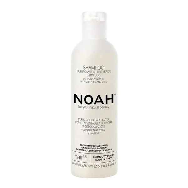 NOAH Purifying Shampoo szampon oczyszczający z ekstraktem z zielonej herbaty i bazylią 250ml - NOAH