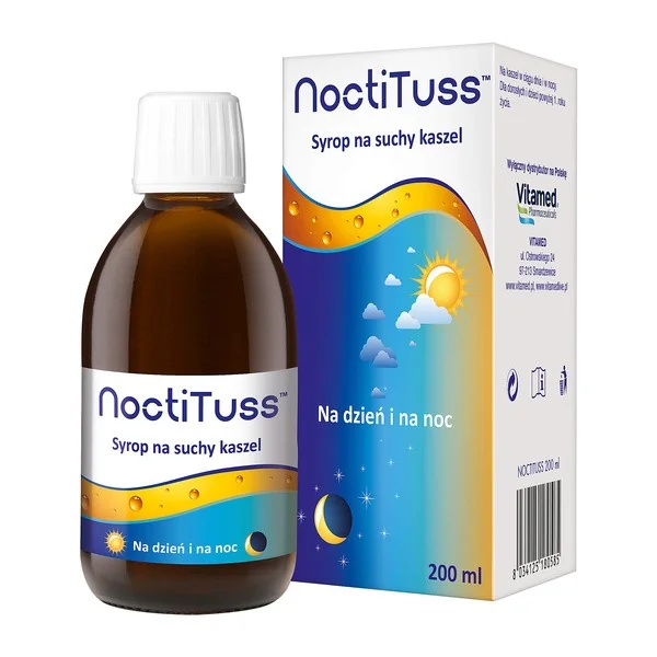 NoctiTuss syrop na suchy kaszel 200 ml - NoctiTuss