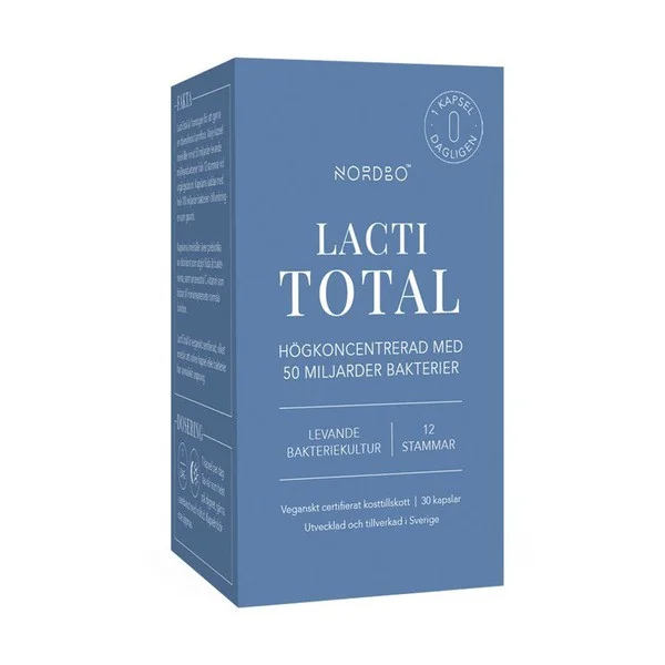 Norbo LactiTotal probiotyk 50 mld CFU 30 kapsułek [Nordbo] - Nordbo