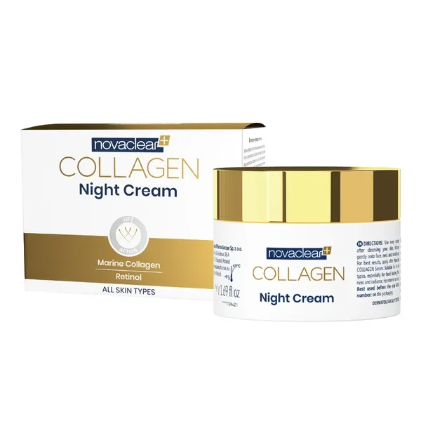 Novaclear Collagen Krem ujędrniająco-wygładzający na noc 50ml - Novaclear