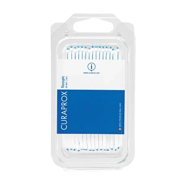 Nylonowe wykałaczki z rozpiętą nitką 30 szt. [Curaprox] - Curaprox