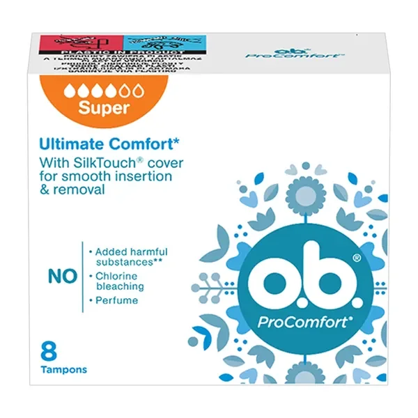 O.B. ProComfort Super tampony 8 szt. [OB] - OB