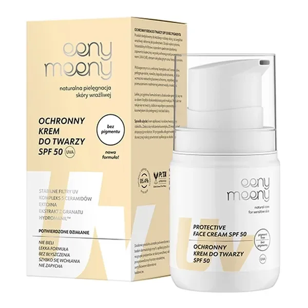Ochronny krem do twarzy UVA UVB SPF50 bez pigmentu 50ml [Eeny Meeny] - Eeny Meeny