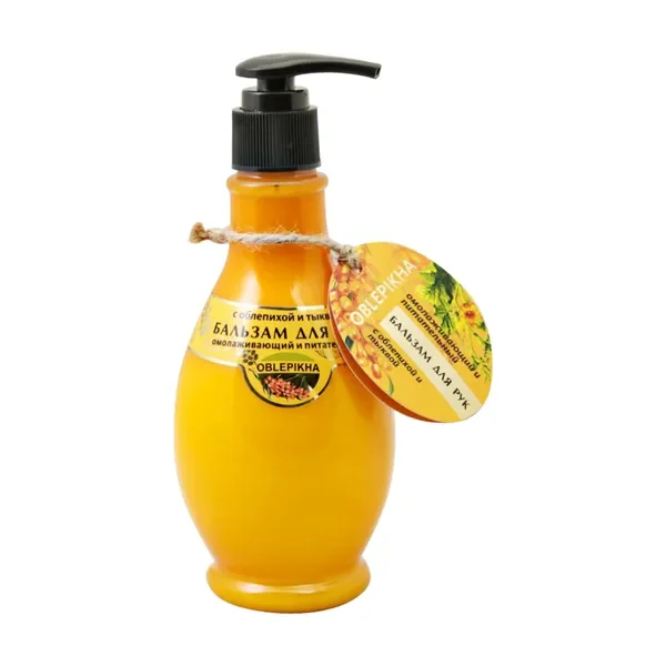 Odmładząjacy krem do rąk z olejem z rokitnika i dynią 275ml [Oblepikha] - Oblepikha