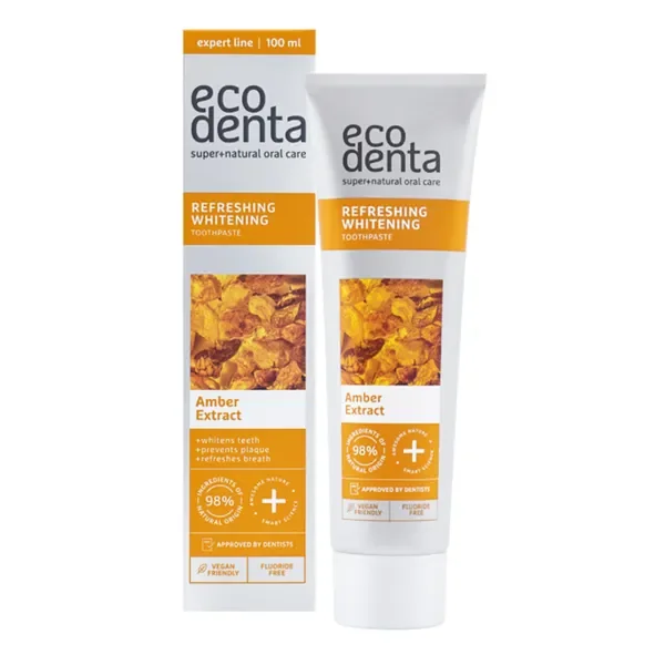 Odświeżająca pasta do zębów z ekstraktem z bursztynu 100ml [Ecodenta] - Ecodenta