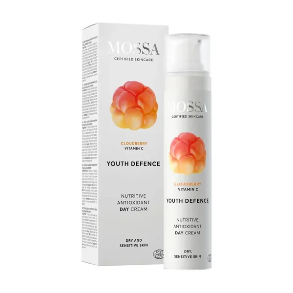 Odżywczy krem antyoksydacyjny na dzień z maliną moroszka 50ml [Mossa] - Mossa