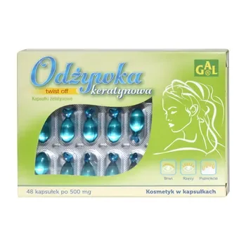 Odżywka keratynowa kapsułki żelatynowe 48 szt. [GAL] - GAL