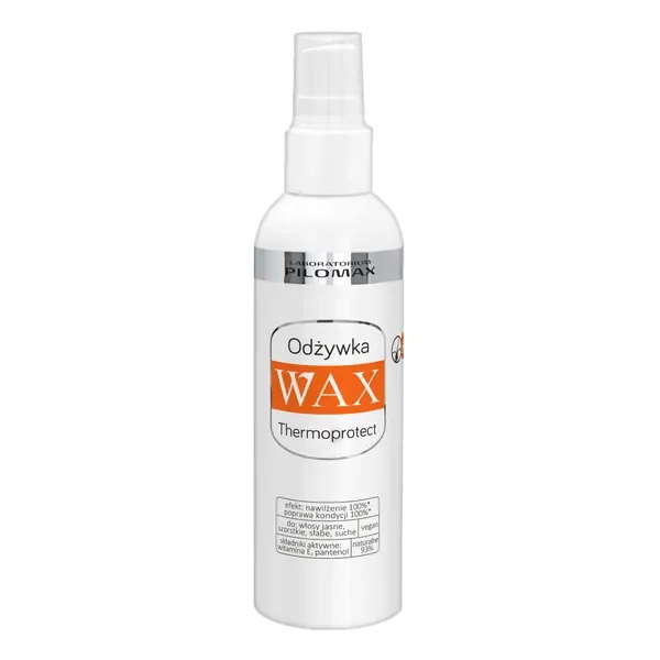 Odżywka termoochronna nawilżająca bez spłukiwania do włosów jasnych 200ml [WAX] - WAX Ang PILOMAX